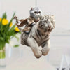 Realistic Cat Car Rearview Mirror Pendant