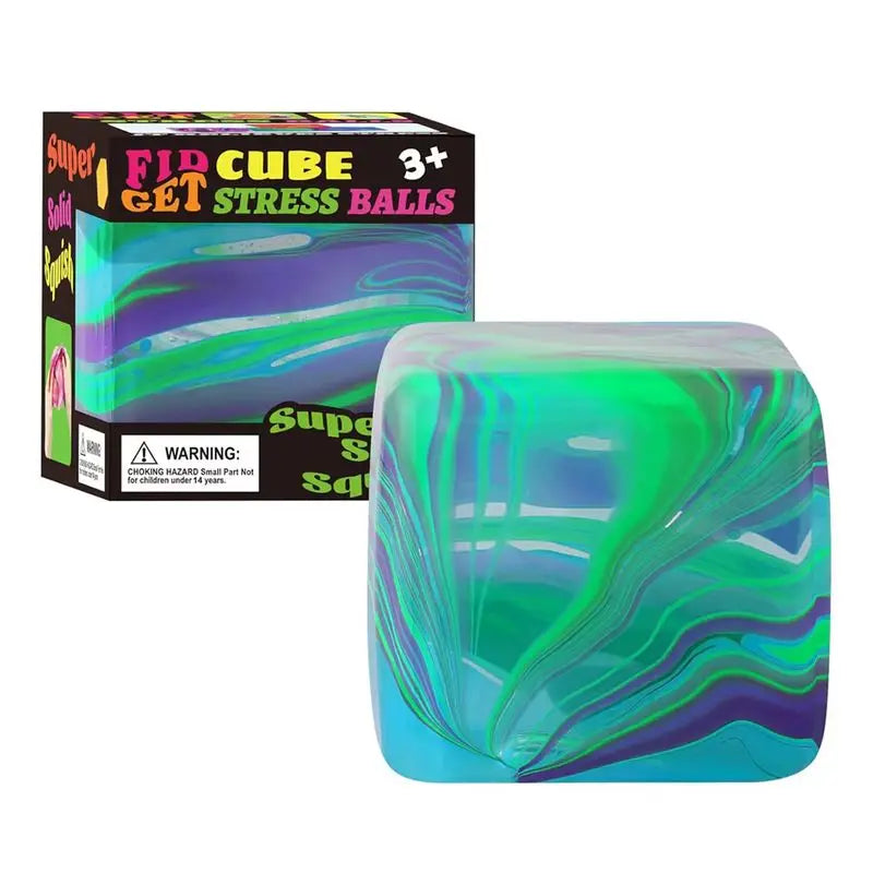 Snowflake Ice Cube Squishy Stress Relief Toy