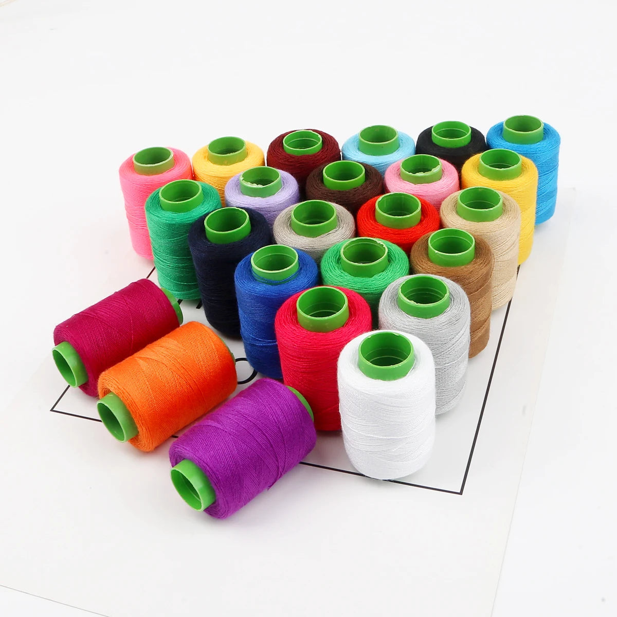 Premium Polyester Sewing Thread Spool - 300m, 24 Colors