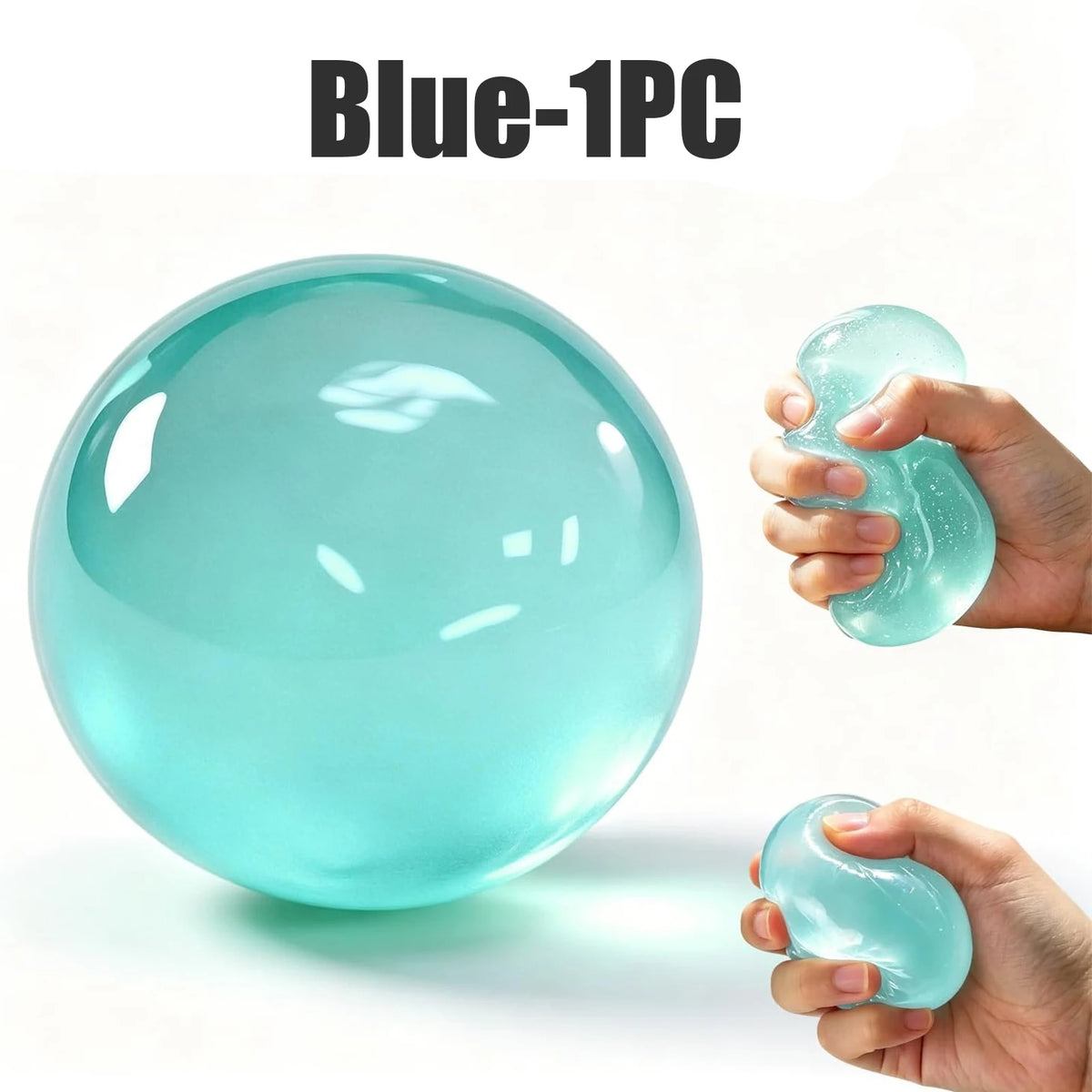 Slow Rebound Stress Relief Squishy Ball – Coconut Oil Jelly Sensory Toy