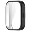 A clear protective TPU case for an Amazfit Bip 5 Unity smartwatch.