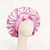 Adjustable Satin Sleep Bonnet with Tie Band