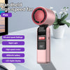 Foldable Mini Turbo Fan with Digital Display