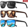 Polarized Square Sunglasses with UV400 Protection