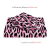 Dark Leopard Print Duvet Cover Set with Two Pillowcases