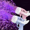 Rocket Bubble Gun with Lights - 32 Holes Automatic Blower for Kids