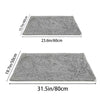 Ultra-Absorbent Chenille Door Mat with Non-Slip Backing