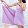 Soft Quick-Dry Wearable Towel Wrap with Adjustable Straps