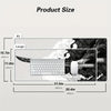 Oversized Japanese Samurai Gaming Mouse Pad with Non-Slip Rubber Base