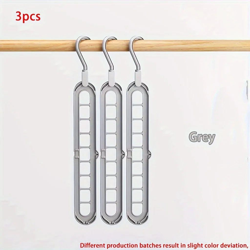 Space-Saving Foldable Hangers, 3-Pack