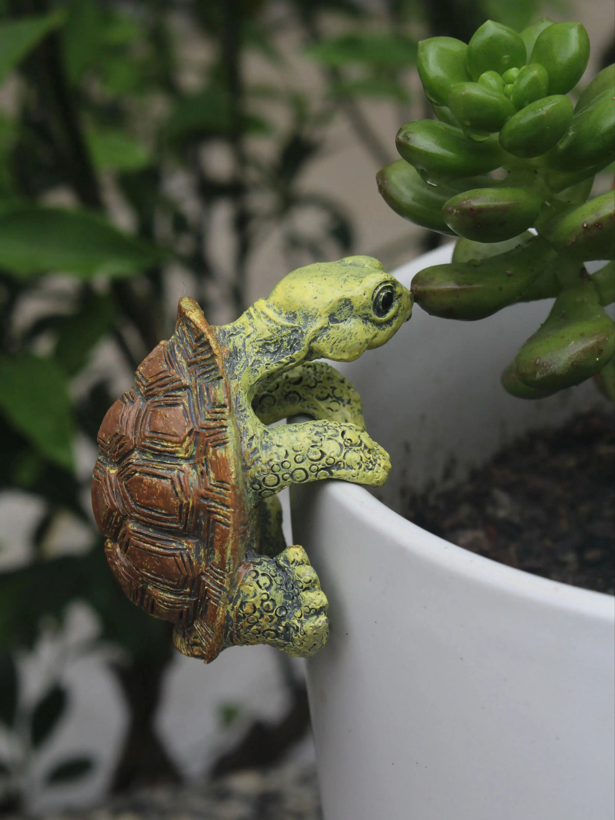 Vintage Climbing Turtle Garden Statue