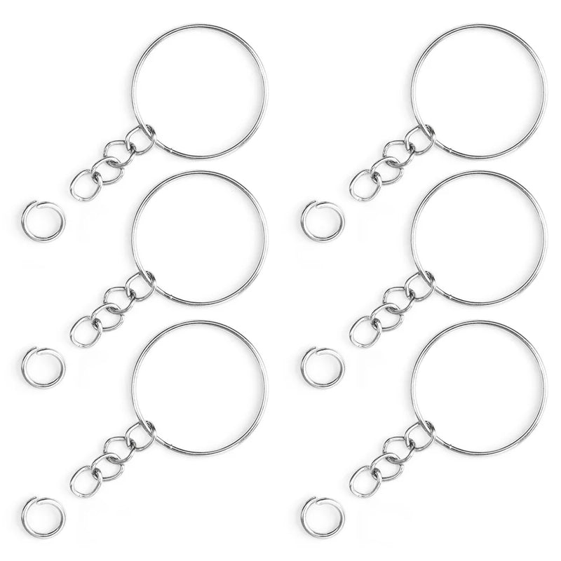 Stainless Steel Keychain Rings