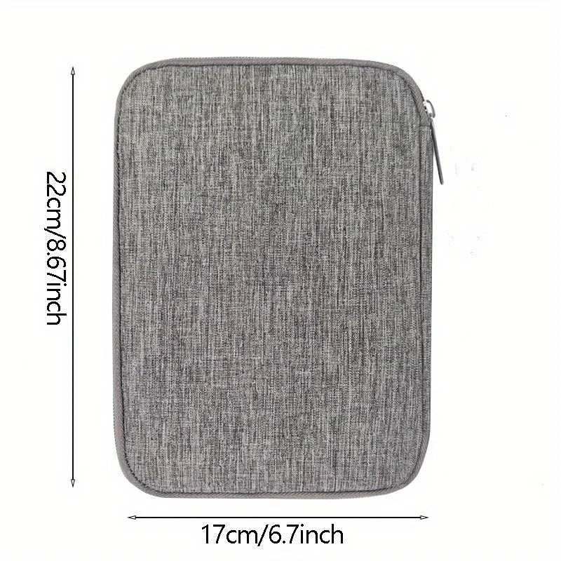 Multi-Pocket Travel Cable Organizer Case