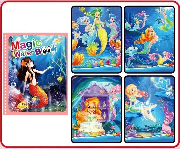 Reusable Magic Water Drawing Book for Kids