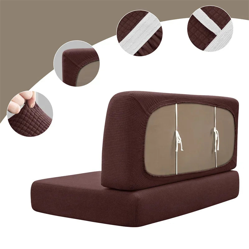 Stretch RV Dinette Cushion Covers with Water-Repellent Finish