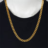 5mm Stainless Steel Cuban Link Chain Necklace