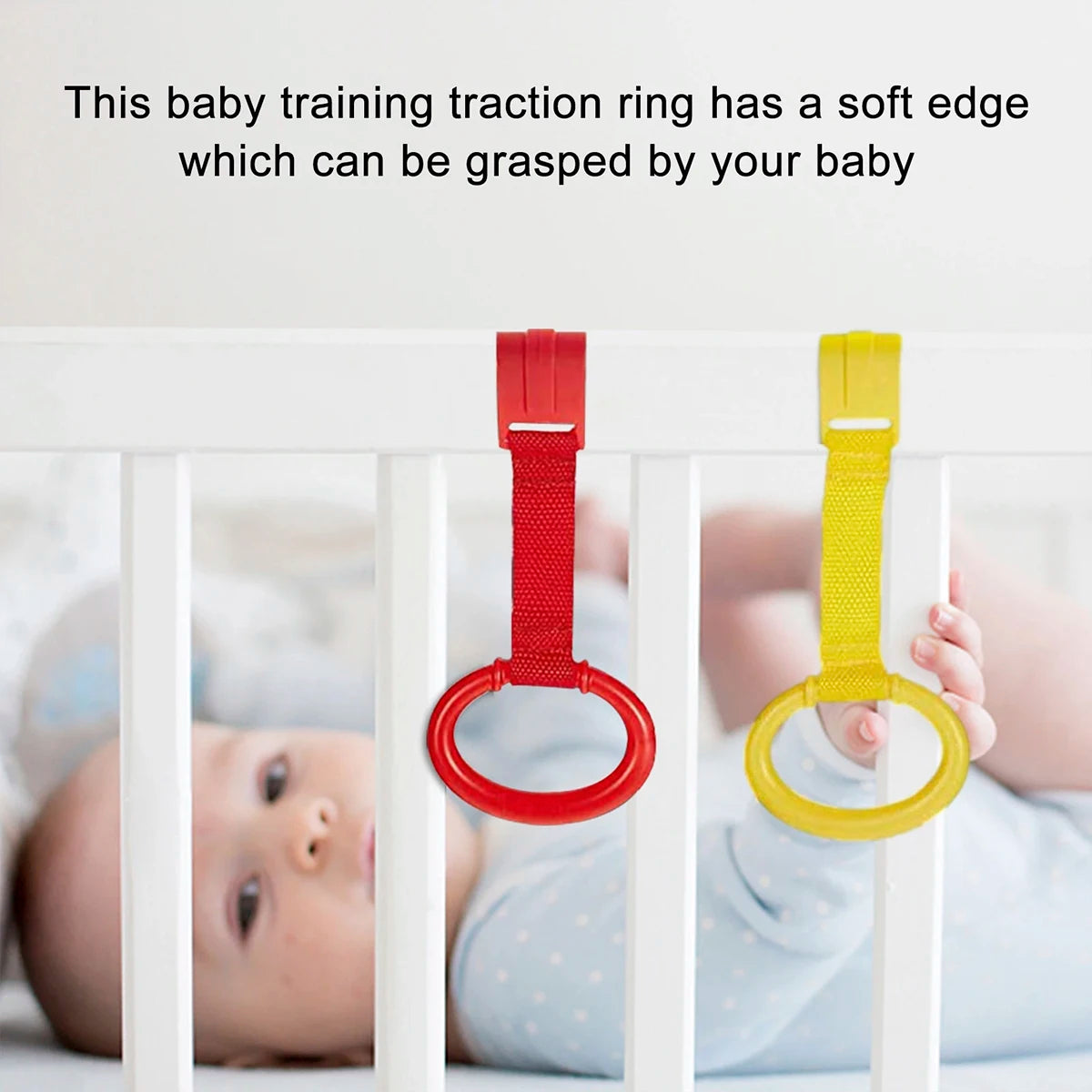 Baby Crib Pull Rings for Standing and Balance Training