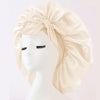 Adjustable Satin Sleep Bonnet with Tie Band