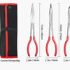 5-Piece Precision Needle Nose Pliers Set with Case