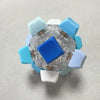 LED Fidget Keychain with 12 Click Buttons