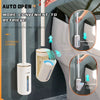 Disposable Toilet Brush Set with Wall-Mounted Holder
