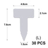 Yellow T-Type Garden Plant Labels with Stakes