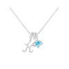 Heart-Shaped Initial Pendant Necklace