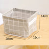 Foldable Canvas Storage Basket with Handles