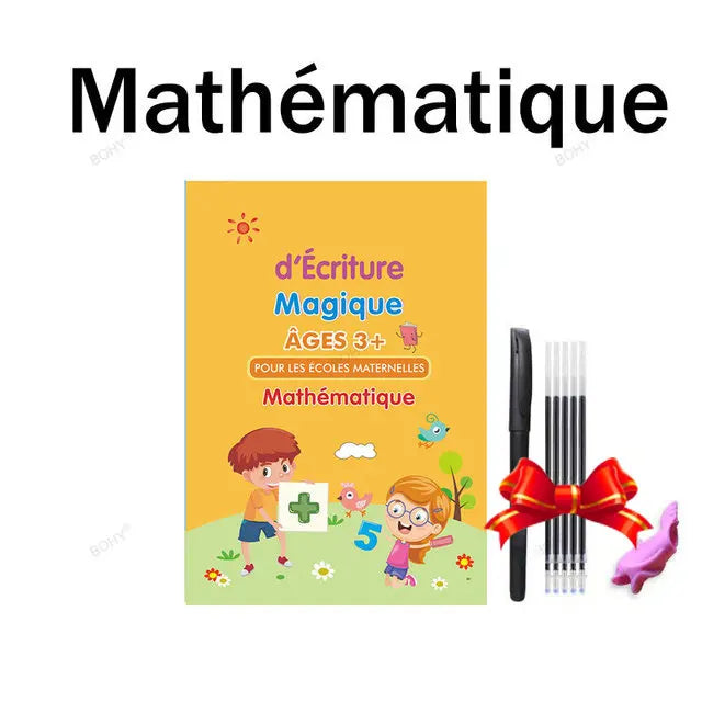 Reusable Grooved Handwriting Practice Book for Kids