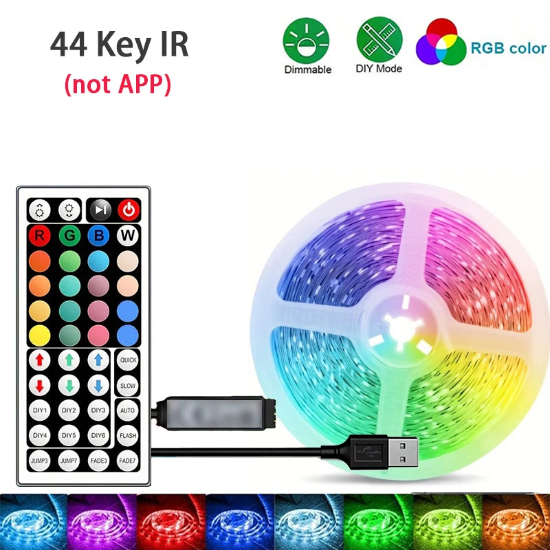 USB-RGB-LED-Streifen mit App-Steuerung