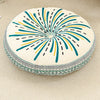 Bohemian Round Floor Cushion with Anti-Slip Base