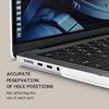 Clear Hard Shell Case for MacBook Pro 13 Inch (2016–2022, M1 & Intel)