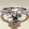 GRA Certified VVS1 Moissanite Solitaire Ring