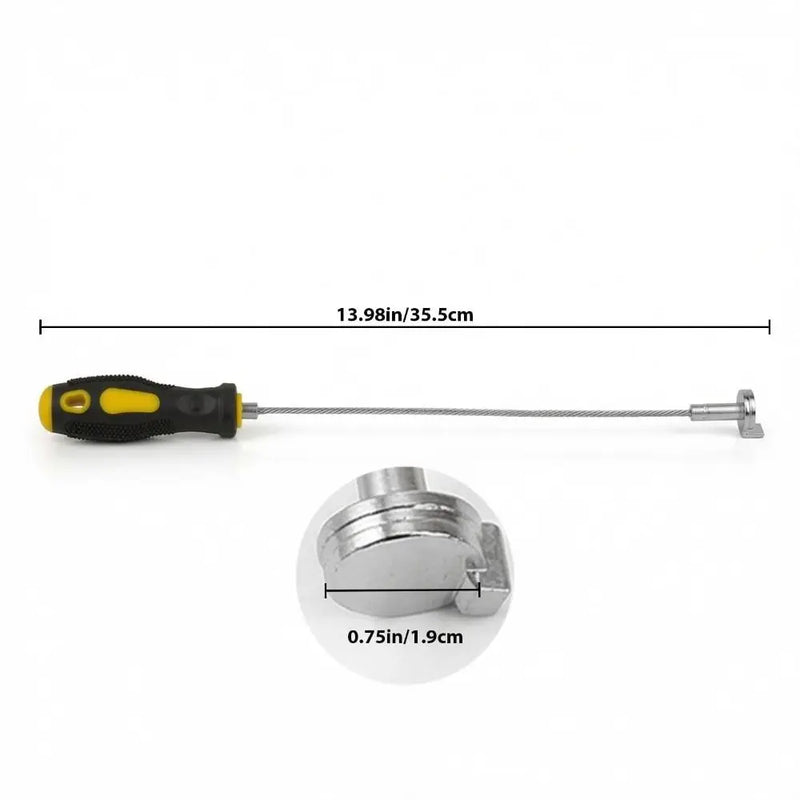 Magnetic Oil Drain Plug Remover with Flexible Handle
