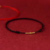 Handwoven Crystal Anklet with Natural Stone Charms