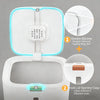 Airtight Rice Storage Container with Double Silicone Seal and Recessed Latch