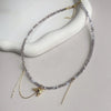 Collar de Borla de Cristal Elegante para Mujeres