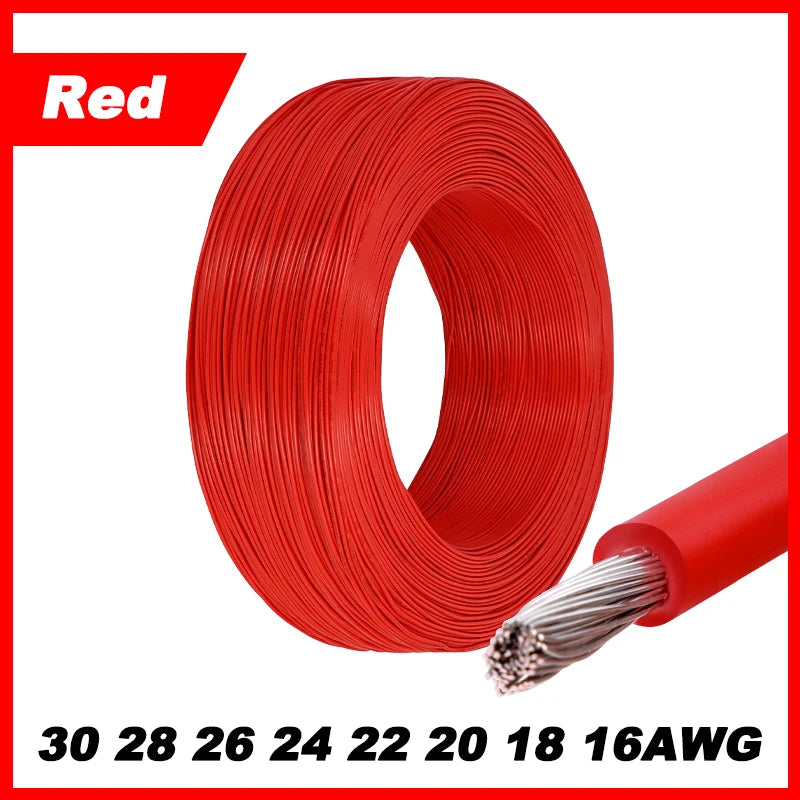 12-Color Tinned Copper Hookup Wire for DIY Projects