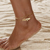 Personalized Double-Layer Name Anklet