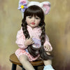 Lifelike Reborn Baby Girl Doll with Soft Silicone Body