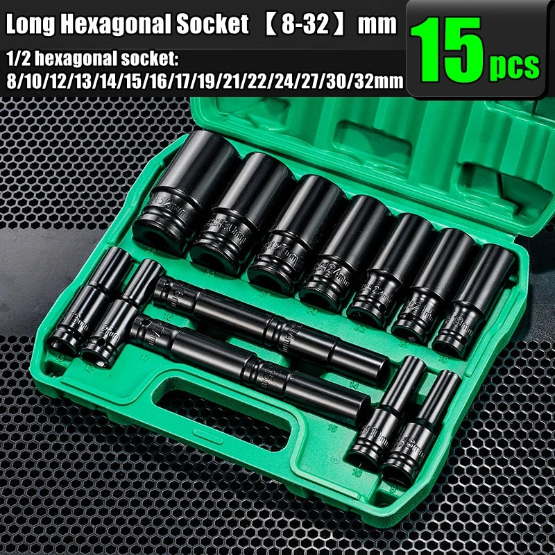 1/2-Inch Drive Impact Socket Set