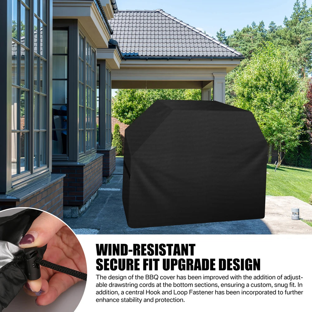 Waterproof Grill Cover with Adjustable Straps