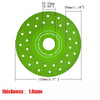 Green diamond glass and tile cutting disc with a 1.6mm thickness for angle grinders
