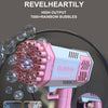 Kids Bubble Blower Gun - 40 Hole Electric Toy