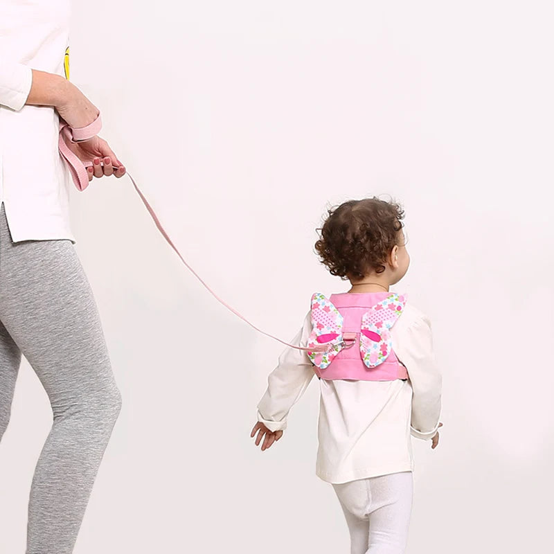 Toddler Safety Harness with Cute Backpack and Parent Wristband