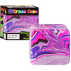 Cube sensoriel marbré violet et rose