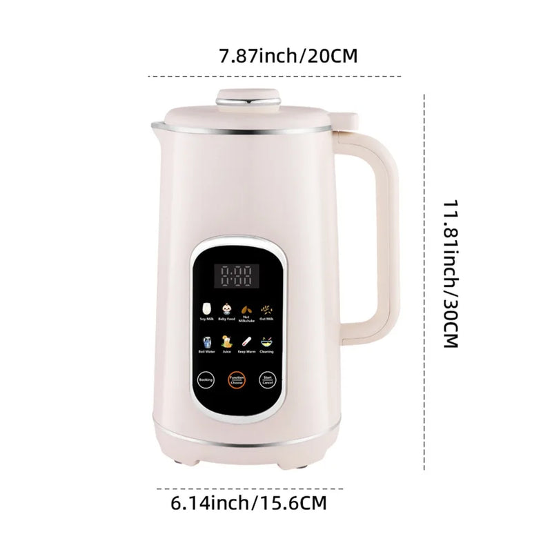 1.2L Smart Nut Milk Maker with Keep-Warm Function