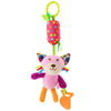 Musical Plush Animal Rattle & Teether Toy for Babies