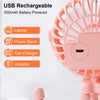 Portable Clip-On USB Rechargeable Mini Fan