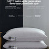 Premium Goose Down Pillow with Ergonomic Neck Support